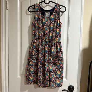 Floral Sleeveless Mini Dress